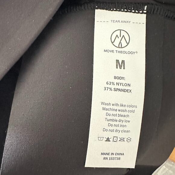 Move Theology Women's Scoop Neck Seamless Sport Bra with Zip Front Straps Size M - Picture 9 of 11